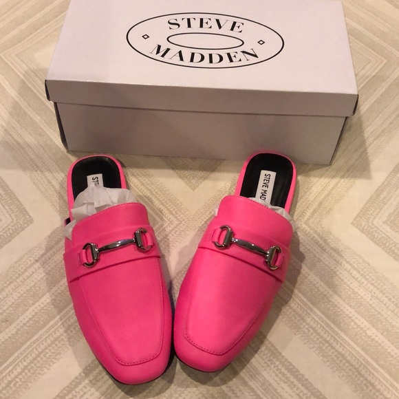 steve madden neon mules